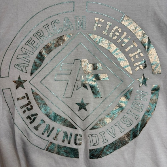 NWT American Fighter Howard Tee T-Shirt in Crystal White Blue Size XS - Picture 5 of 11